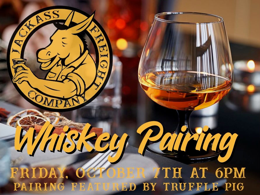 Whiskey Pairing featuring Truffle Pig Craft Kitchen