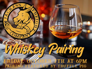 Whiskey Pairing featuring Truffle Pig Craft Kitchen